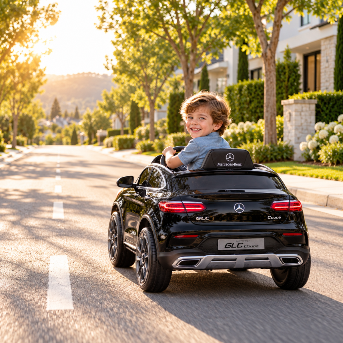 Voiture électrique pour enfants Mercedes GLC Coupé - Wheelyshop