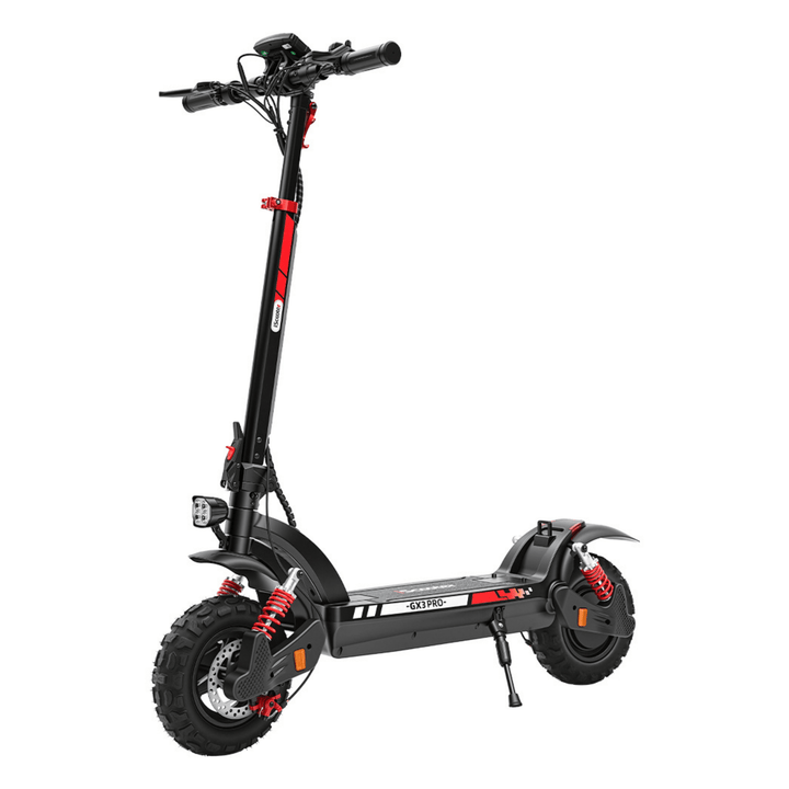 Trottinette électrique iScooter GX3 Pro vue de trois-quarts avant