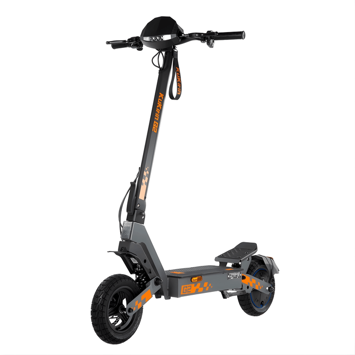 Trottinette électrique KuKirin G2 VMP vue de trois-quarts avant