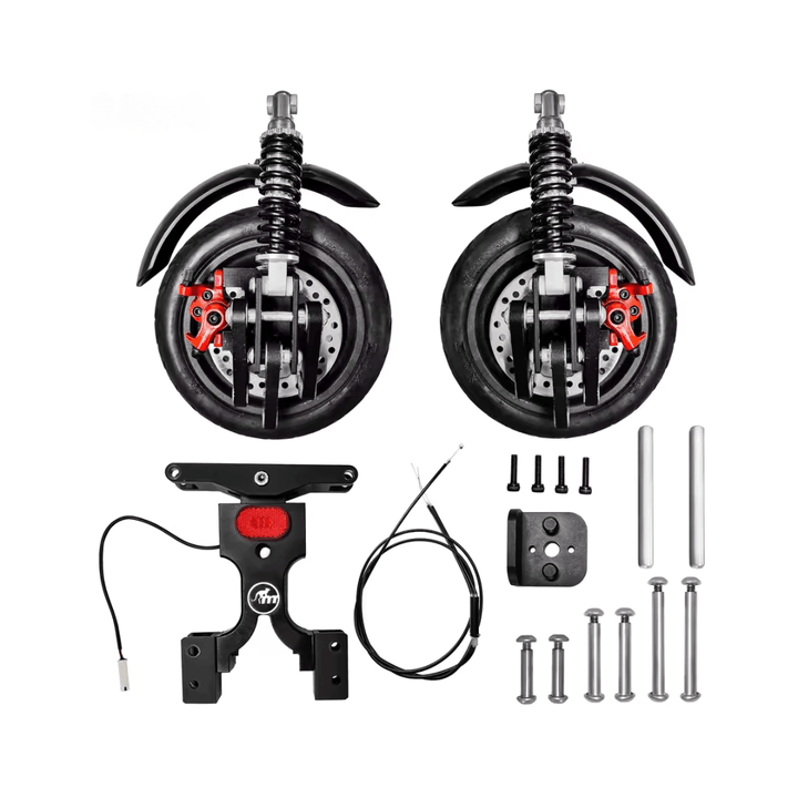 Kit de conversion tricycle Monorim en noir, toutes les pièces du kit
