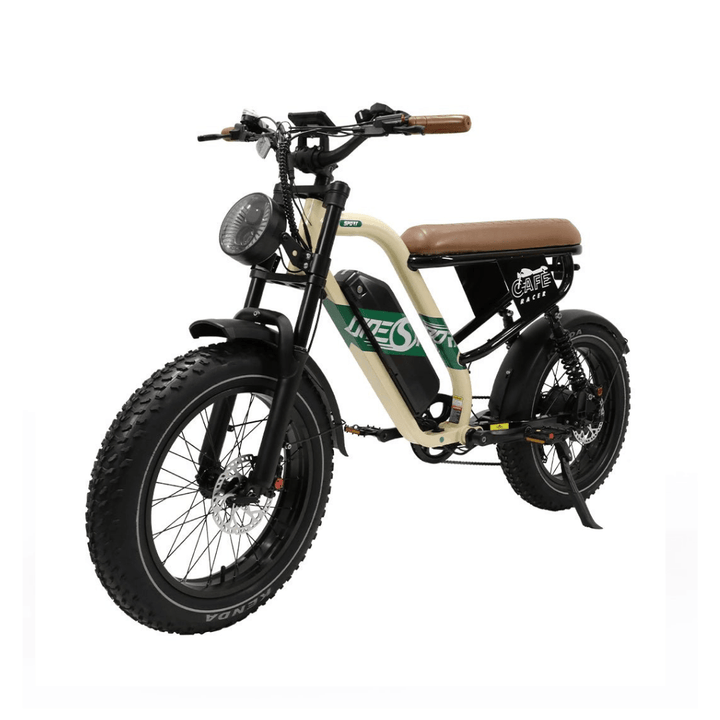 Vélo électrique fat bike OneSport W66 vu de trois-quarts avant