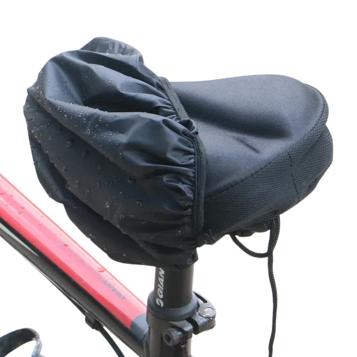 Housse de selle sur un vélo