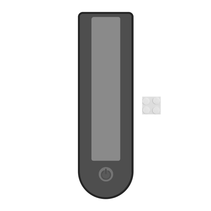 Film protège-écran pour Xiaomi 4 Pro/5 en noir, vue de face