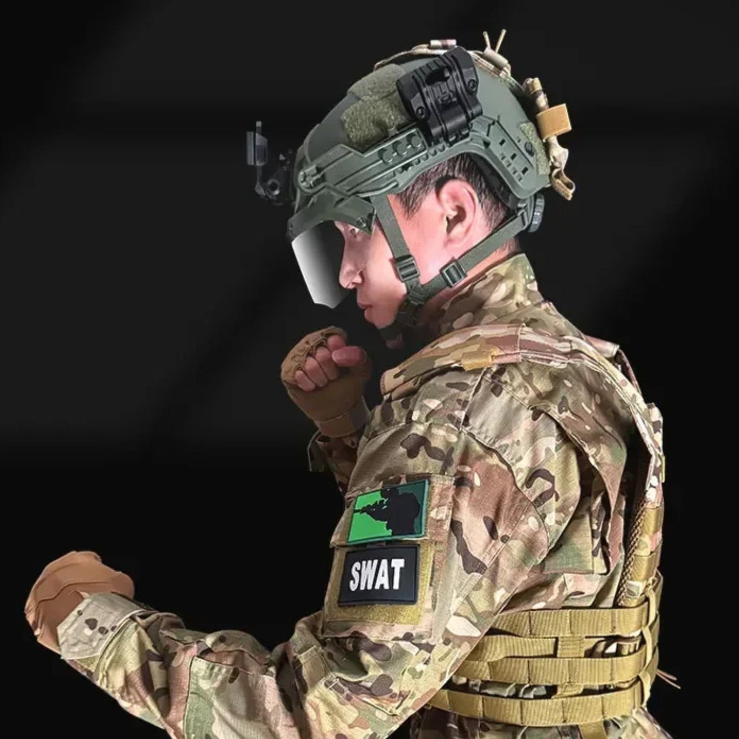 Smart hjälm - Military Edition - Tillbehör - Wheelyshop