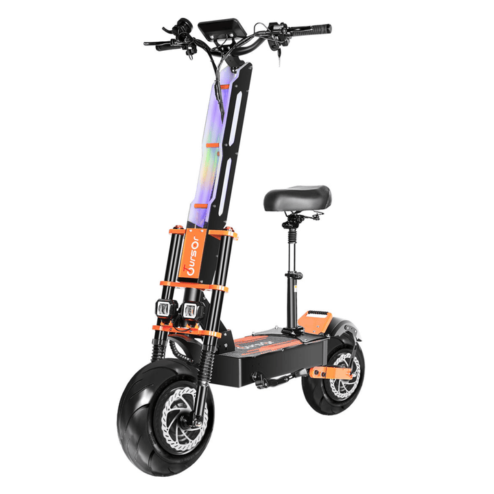 Trottinette électrique Wheely X8P vue de trois-quarts avant
