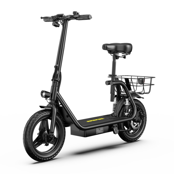 Trottinette électrique APEFOX C14 avec selle et moteur 500W pour des trajets quotidiens confortables – Wheelyshop