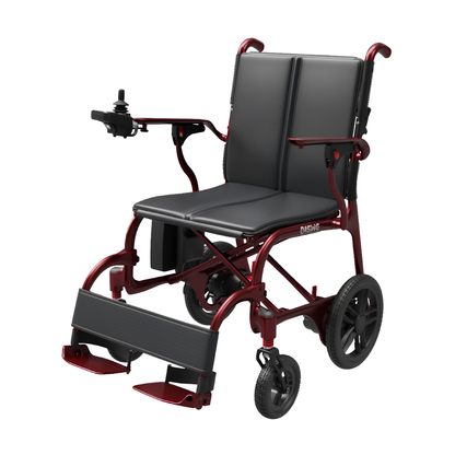 Fauteuil roulant électrique EASWE C30 vu de trois-quarts avant