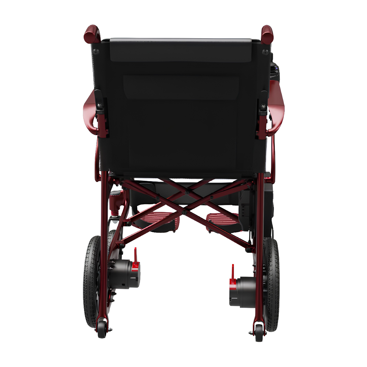 Fauteuil roulant électrique EASWE C30 vu de l'arrière