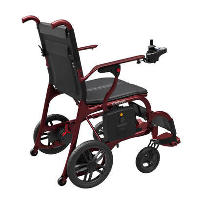 Fauteuil roulant électrique EASWE C30 vu de trois-quarts arrière de l'autre côté