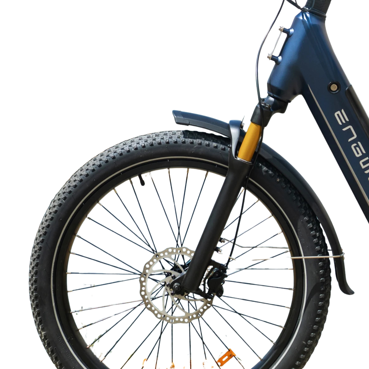 Roue avant et fourche de l'ENGWE E26 3.0 PRO