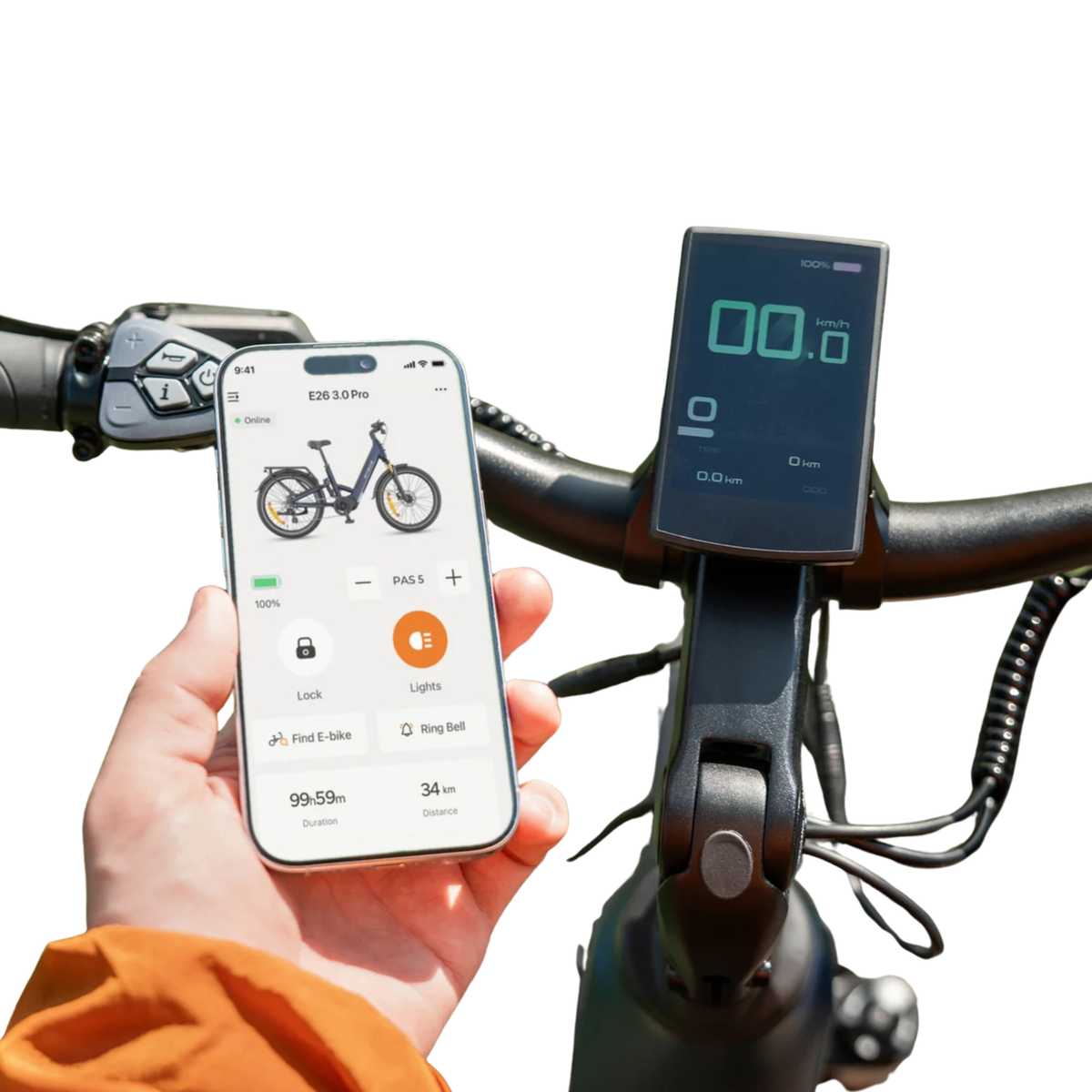 Application mobile pour le vélo électrique fat bike ENGWE E26 3.0 PRO