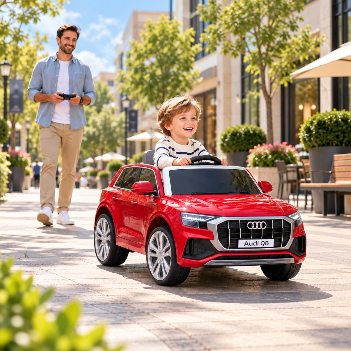 Voiture électrique pour enfants Audi Q8 - Wheelyshop