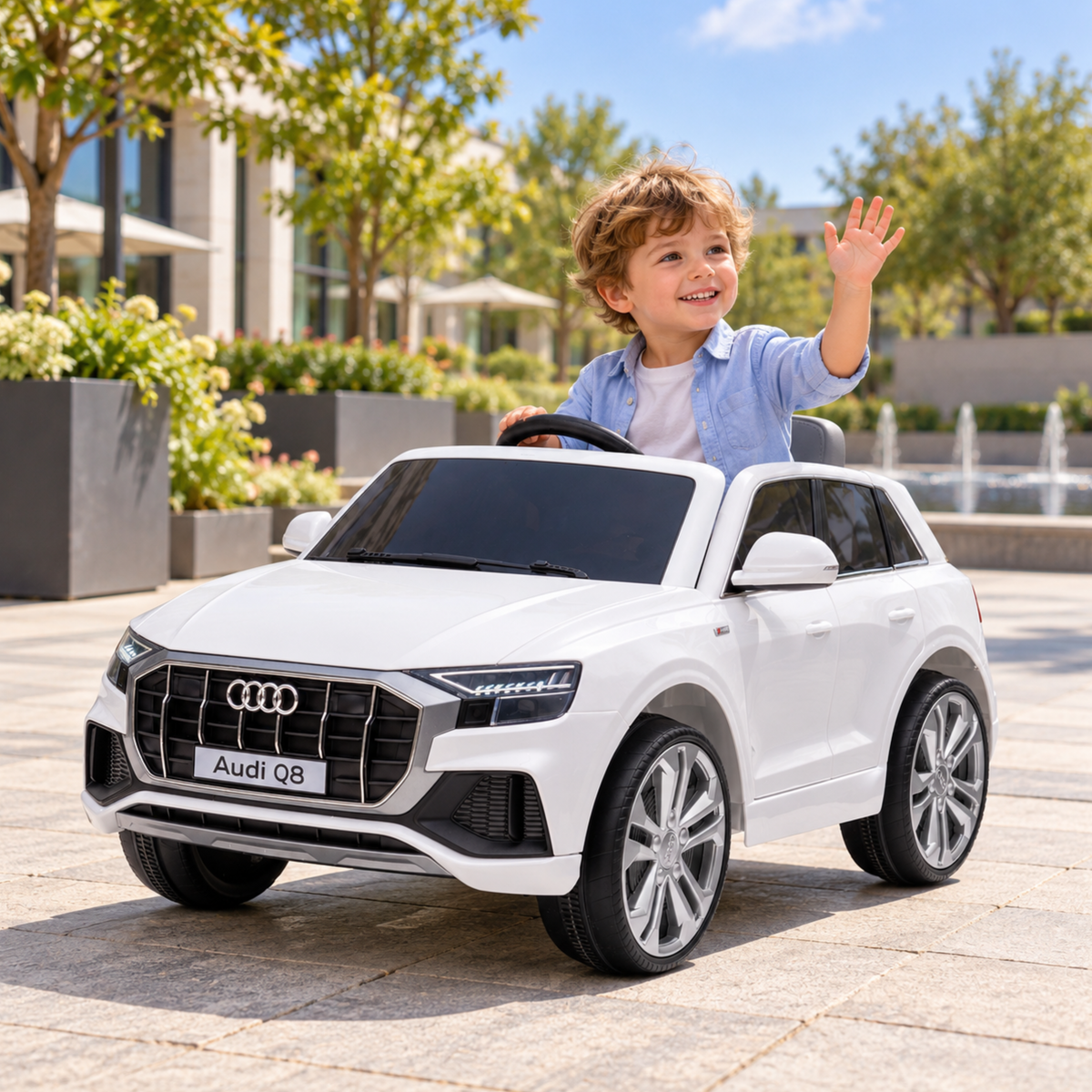 Voiture électrique pour enfants Audi Q8 - Wheelyshop