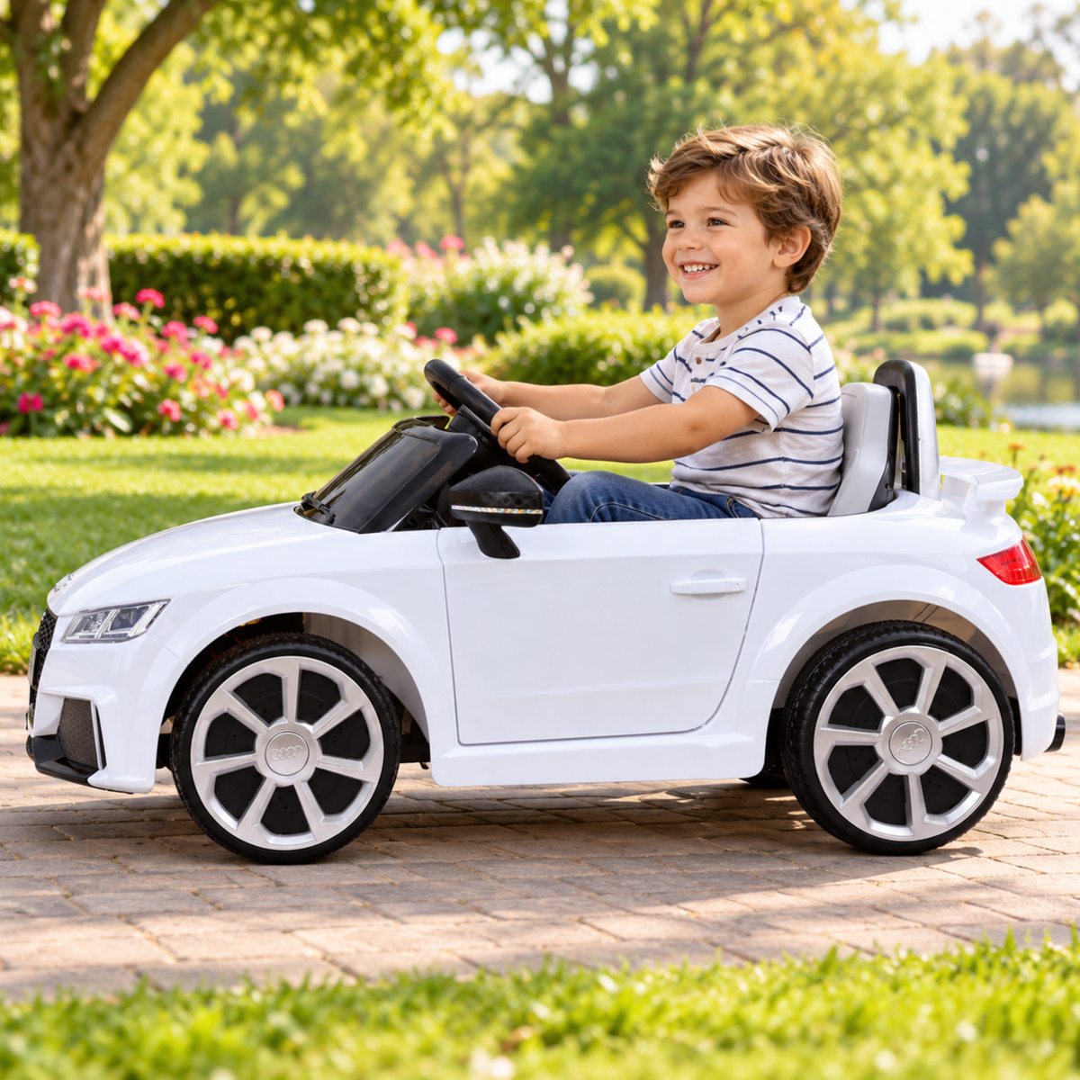Voiture électrique pour enfants Audi TT RS - Wheelyshop
