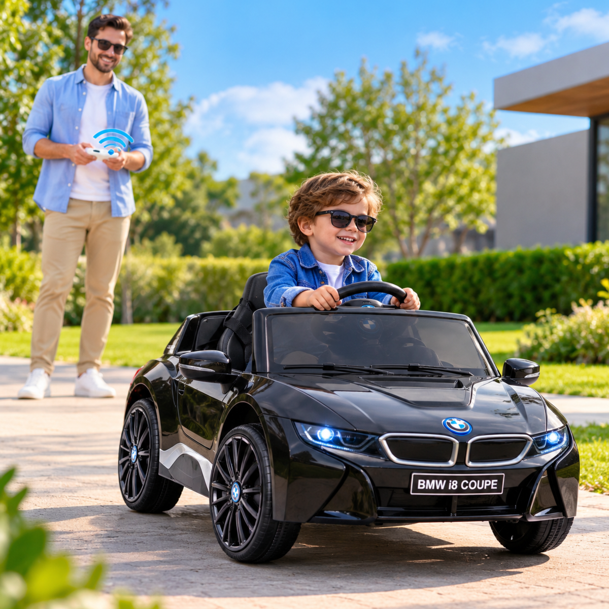 Voiture électrique pour enfants BMW i8 Coupe - Wheelyshop