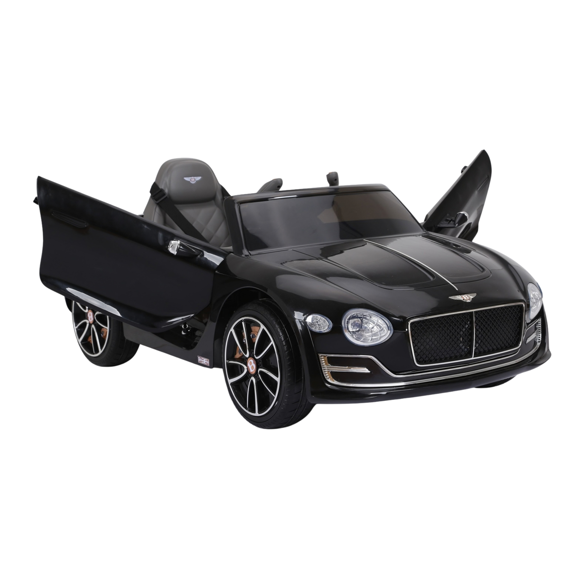 Voiture électrique pour enfants Bentley EXP 12 avec les portes ouvertes coloris noir
