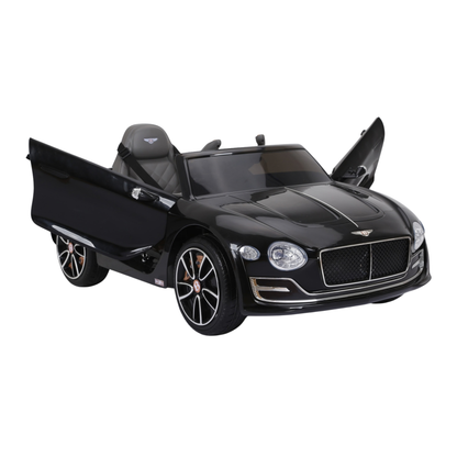 Voiture électrique pour enfants Bentley EXP 12 avec les portes ouvertes coloris noir