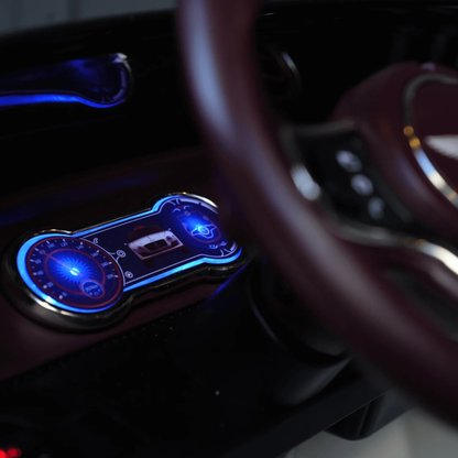 Siège et commandes de la Bentley EXP 12