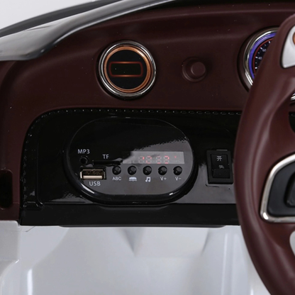 Siège et commandes de la Bentley EXP 12