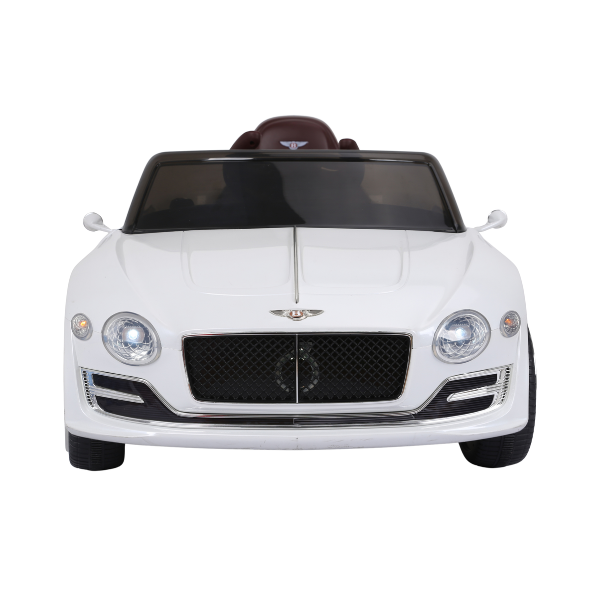 Voiture électrique pour enfants Bentley EXP 12 vue de face coloris blanc