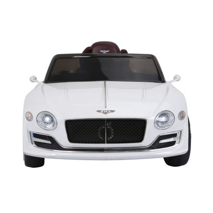 Voiture électrique pour enfants Bentley EXP 12 vue de face coloris blanc