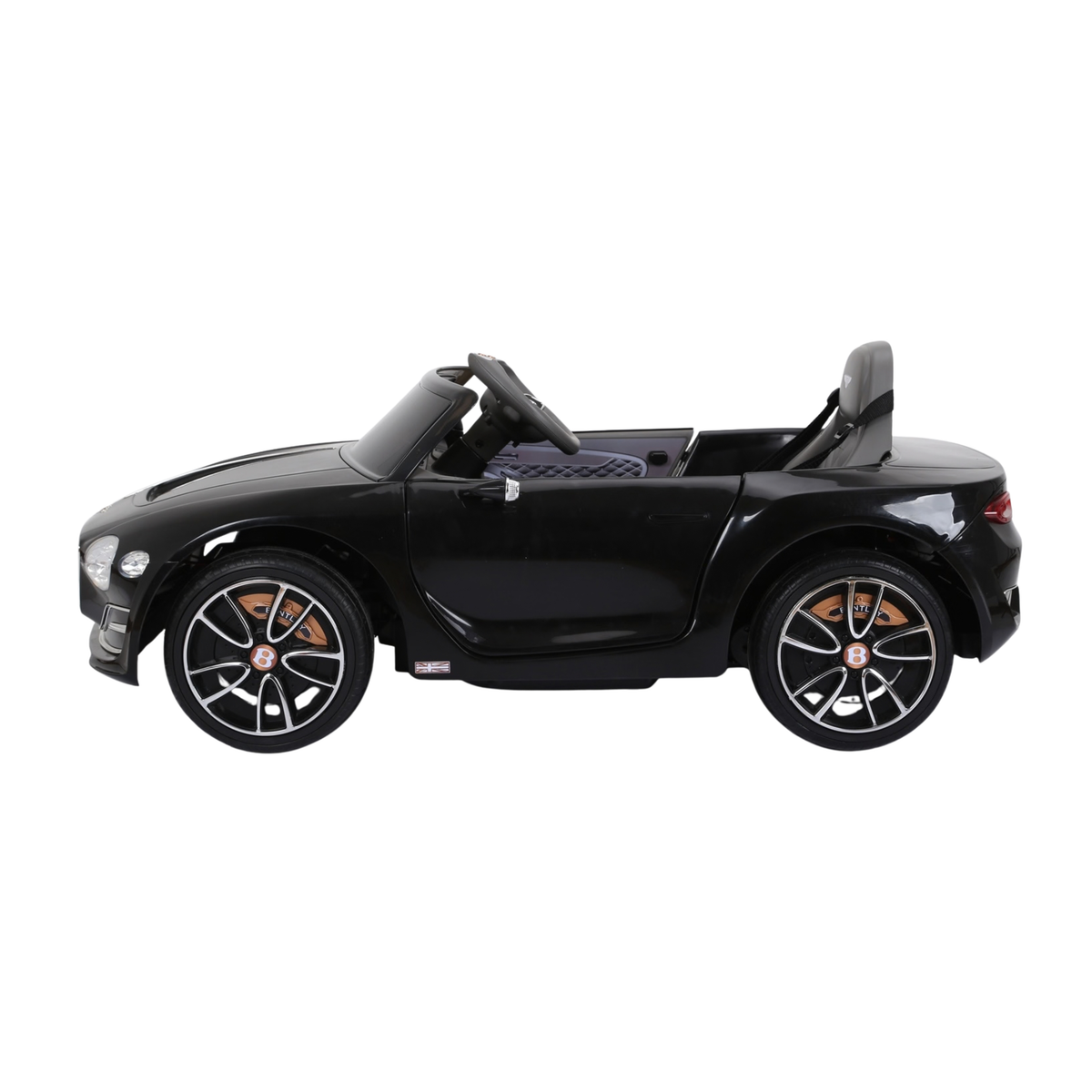 Voiture électrique pour enfants Bentley EXP 12 vue de profil coloris noir