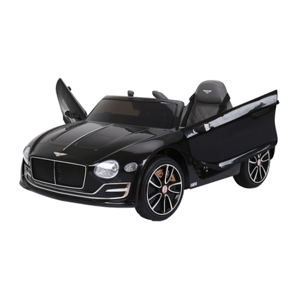 Voiture électrique pour enfants Bentley EXP 12 avec les portes ouvertes coloris noir