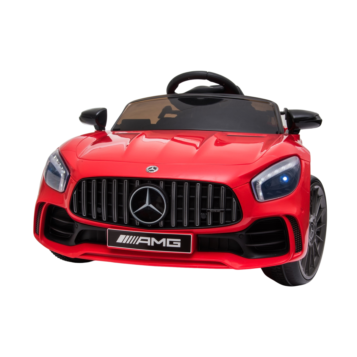 Voiture électrique pour enfants Mercedes AMG GT vue de face coloris rouge