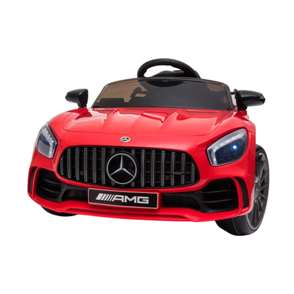 Voiture électrique pour enfants Mercedes AMG GT vue de face coloris rouge
