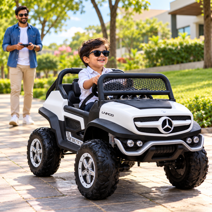 Voiture électrique pour enfants Mercedes Benz Unimog Truck - Wheelyshop