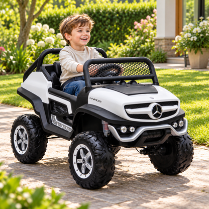 Voiture électrique pour enfants Mercedes Benz Unimog Truck - Wheelyshop