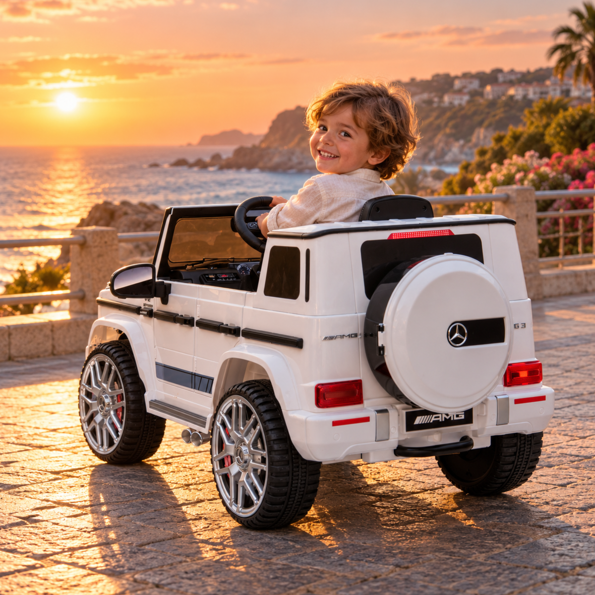 Voiture électrique pour enfants Mercedes G63 AMG - Wheelyshop