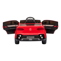 Voiture électrique pour enfants Mercedes GLC Coupé avec les portes ouvertes coloris rouge