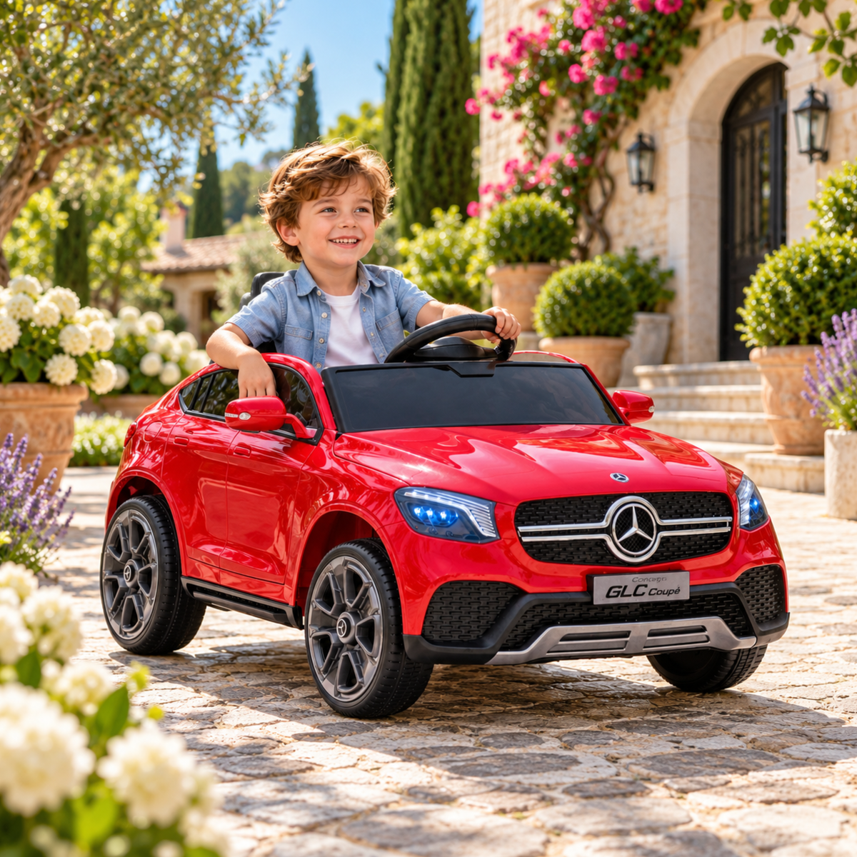 Voiture électrique pour enfants Mercedes GLC Coupé - Wheelyshop