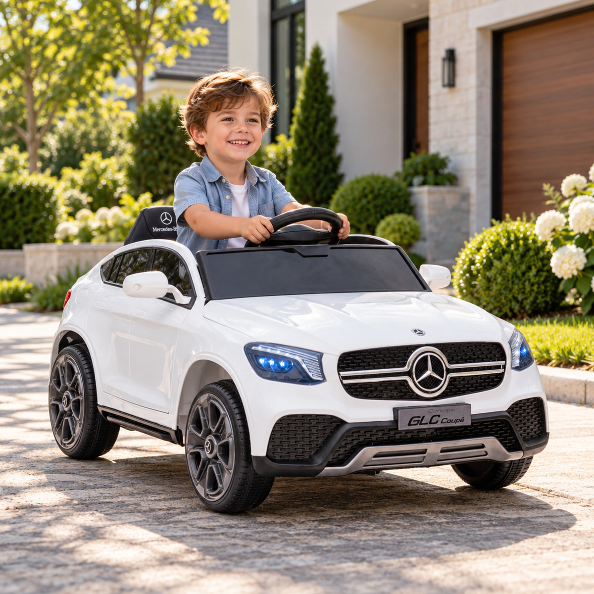 Voiture électrique pour enfants Mercedes GLC Coupé - Wheelyshop