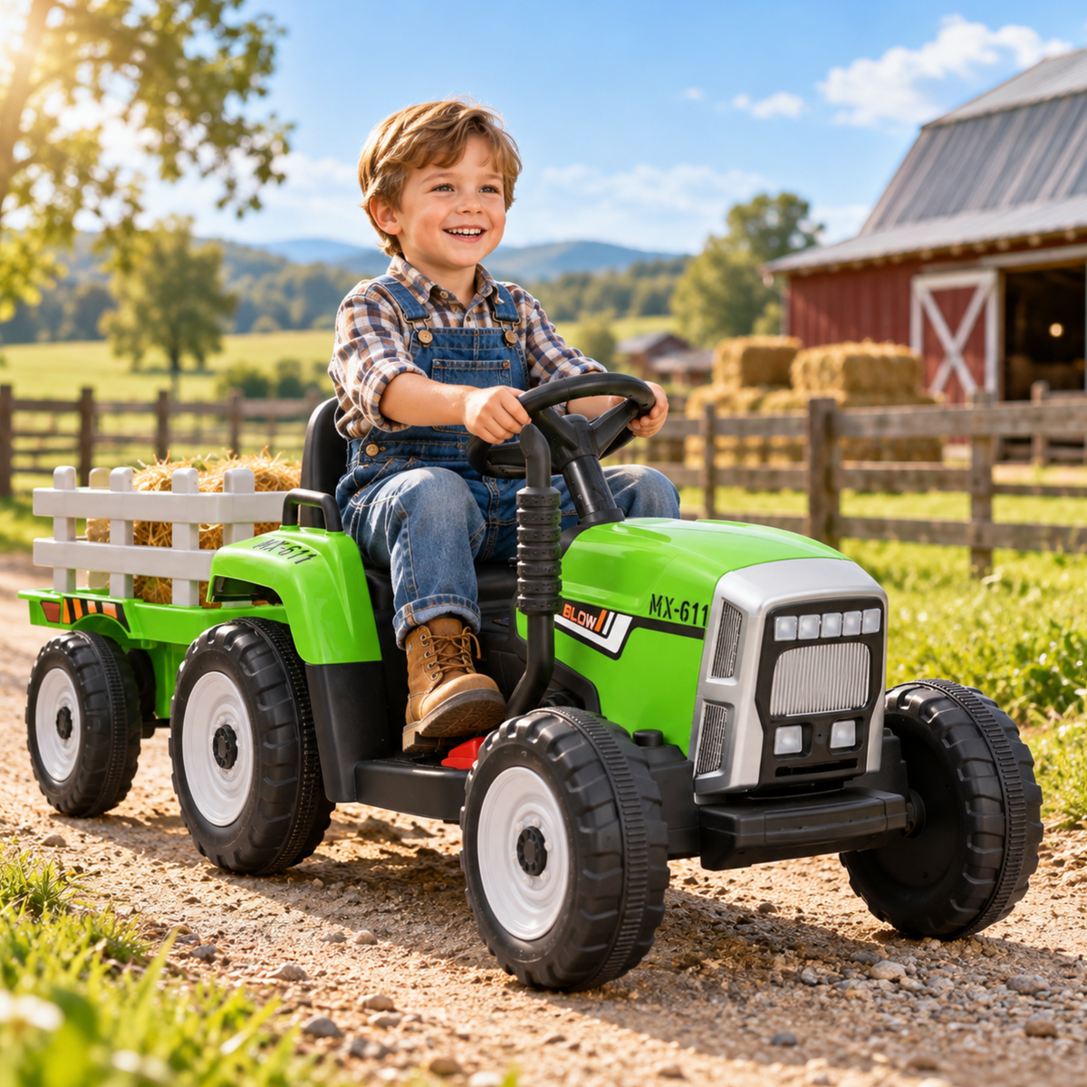 Tracteur électrique pour enfants ELJET Tractor Lite - Wheelyshop