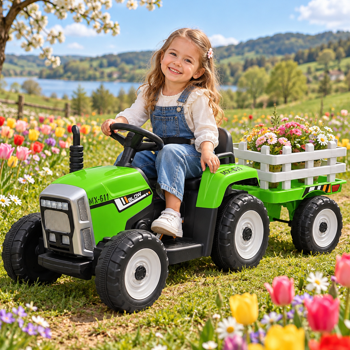 Tracteur électrique pour enfants ELJET Tractor Lite - Wheelyshop