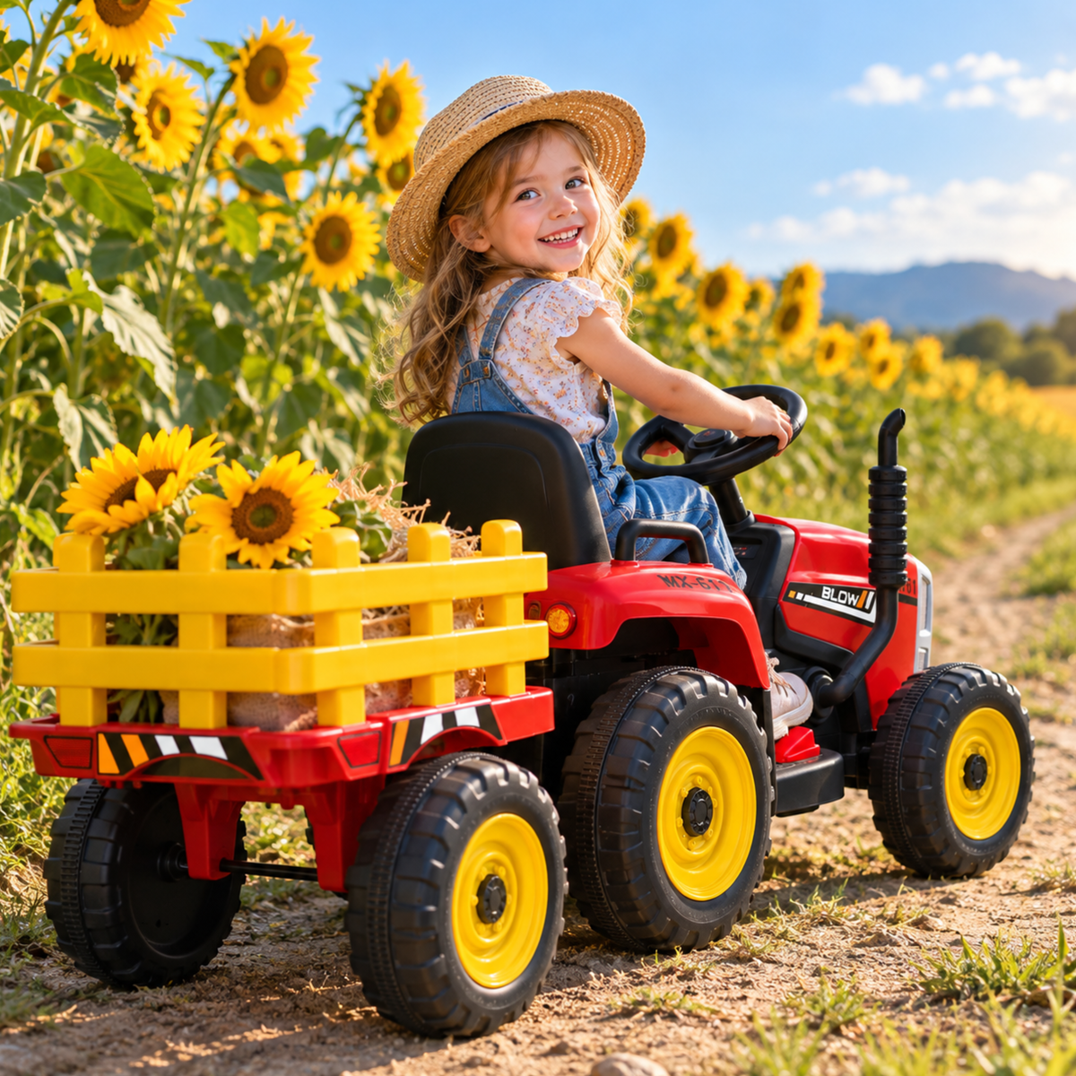 Tracteur électrique pour enfants ELJET Tractor Lite - Wheelyshop