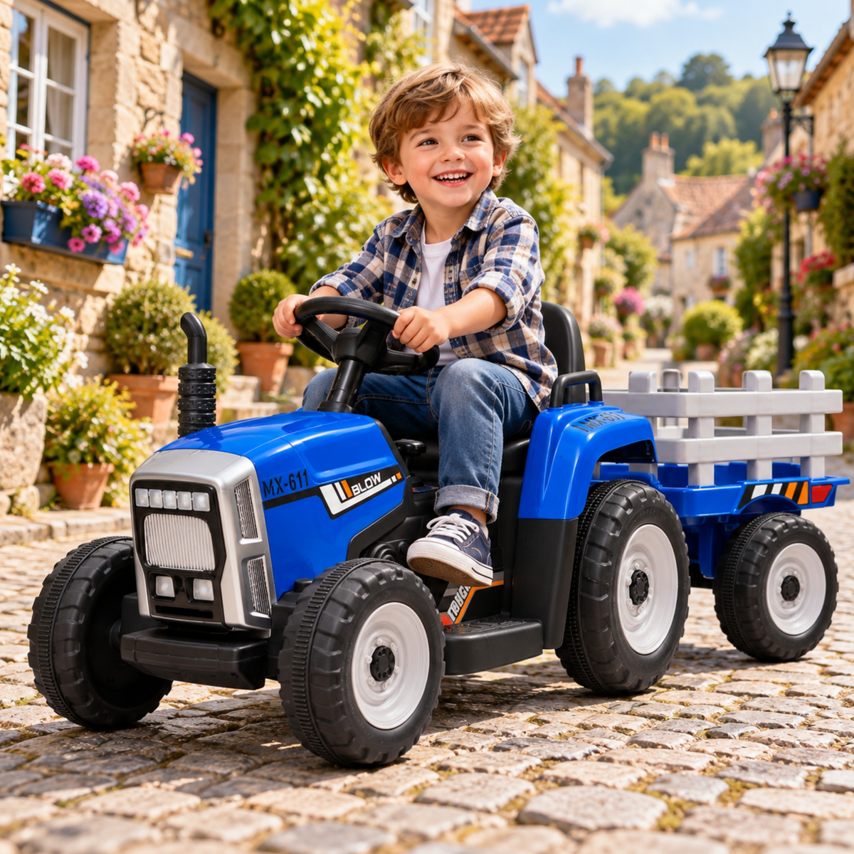 Tracteur électrique pour enfants ELJET Tractor Lite - Wheelyshop
