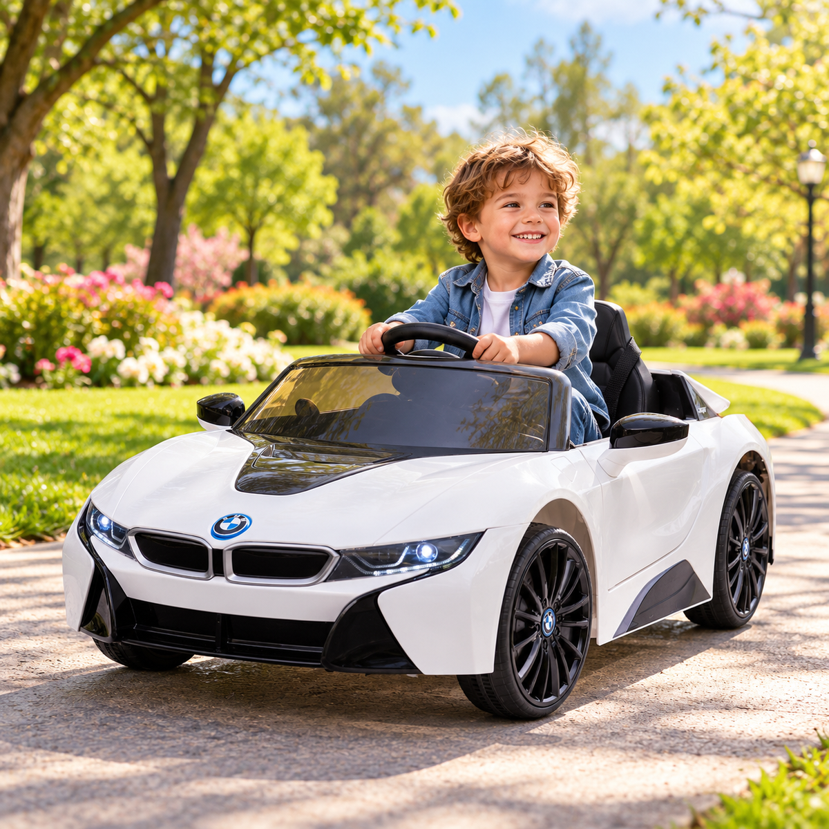 Voiture électrique pour enfants BMW i8 Coupe - Wheelyshop