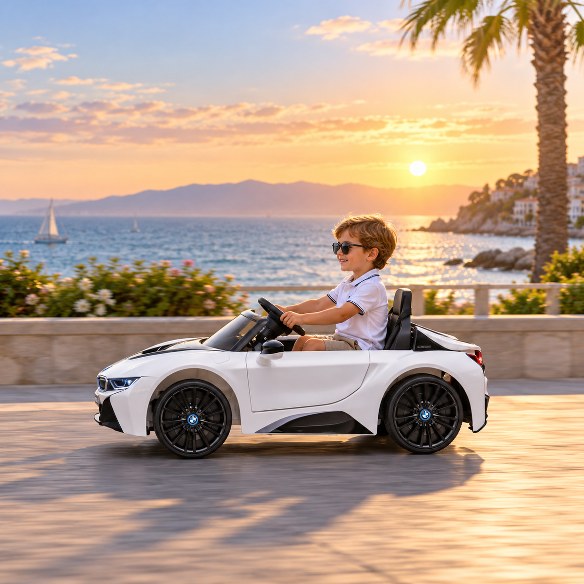 Voiture électrique pour enfants BMW i8 Coupe - Wheelyshop