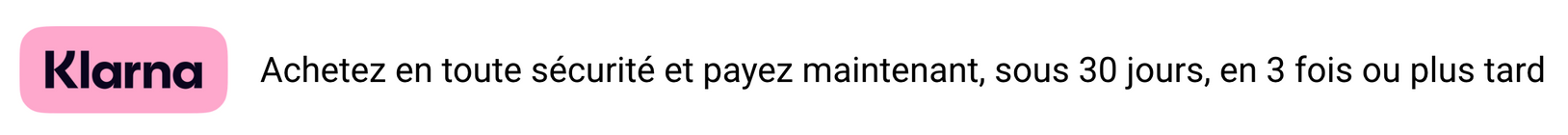 Klarna logo france - wheelyshop.fr