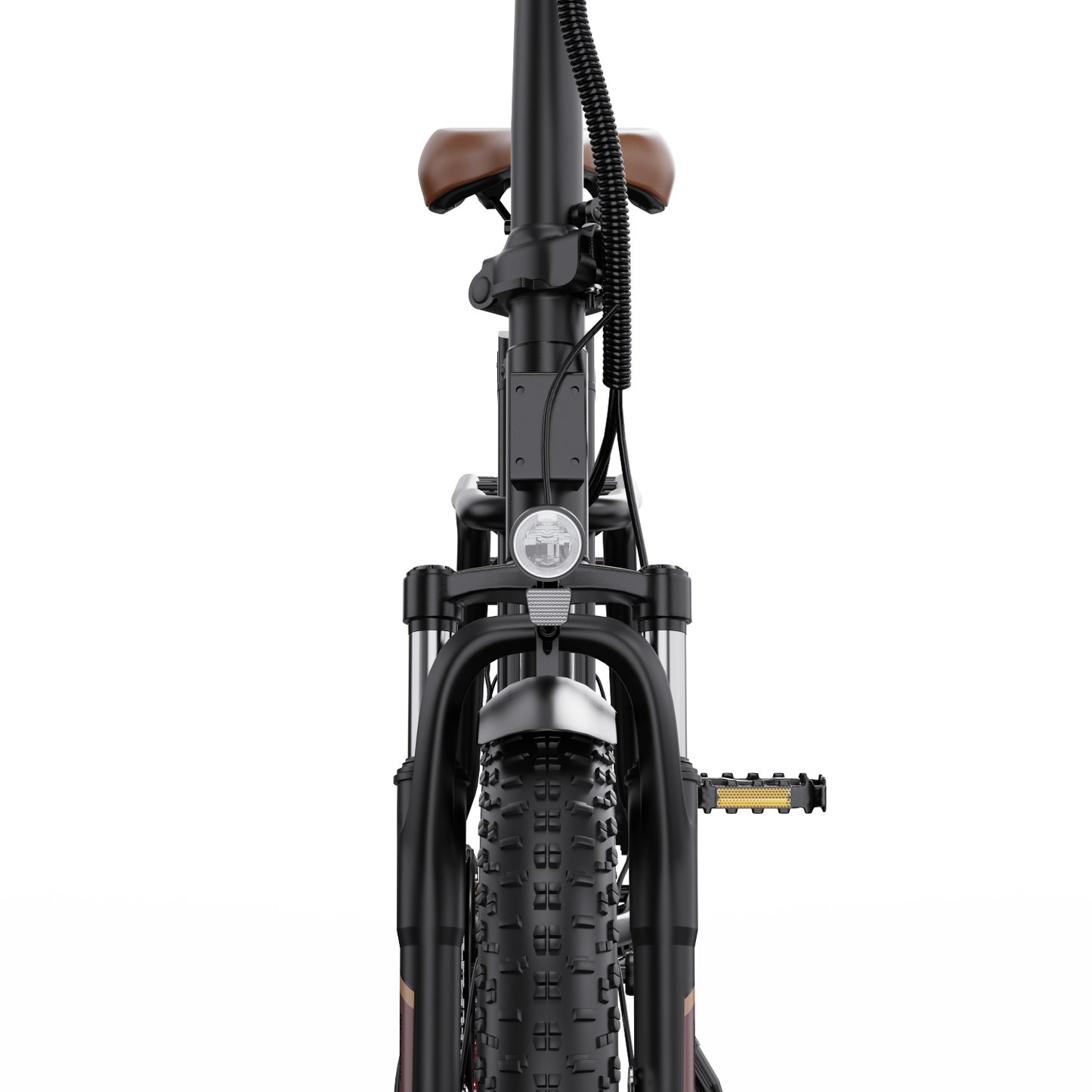 OneSport OT16-2 i färgen svart med vit bakgrund framifrån med fokus på den främre delen