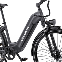 OneSport OT05 Max, cadre bas, selle, potence, phare avant et pédalier