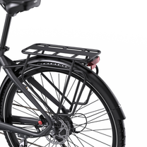 OneSport OT05 Max, partie arrière avec porte-bagages, feu arrière rouge, garde-boue et frein à disque