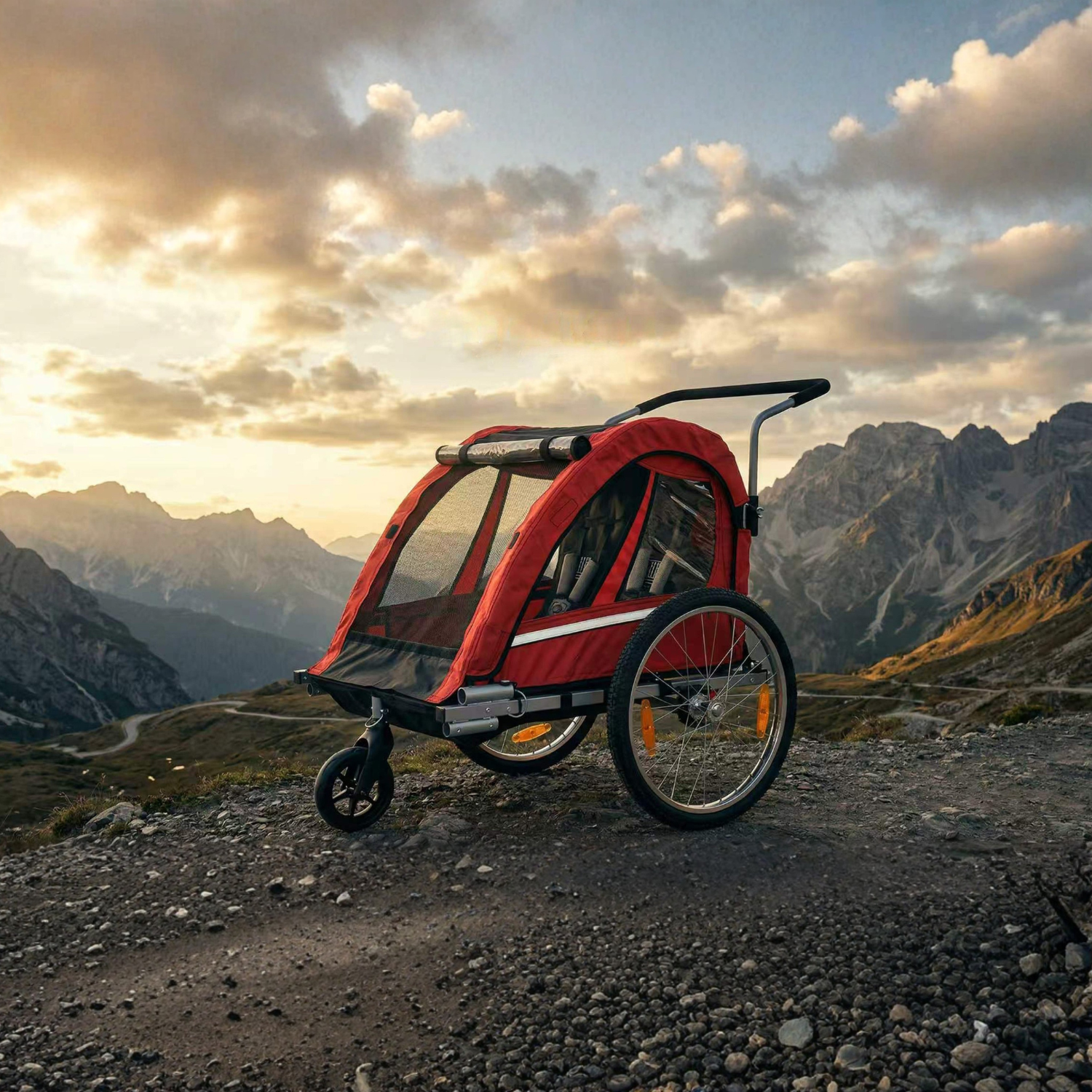 Smart barnvagn cykel BT511 - Remorque pour enfants - Wheelyshop