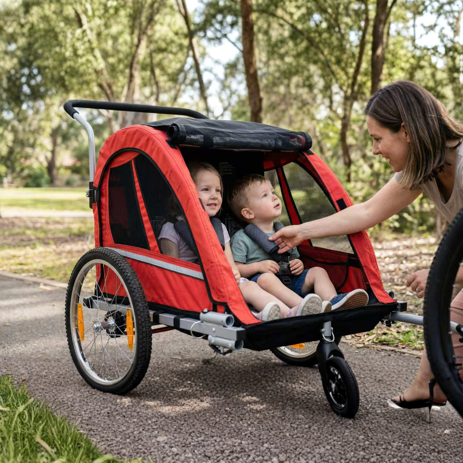 Smart barnvagn cykel BT511 - Remorque pour enfants - Wheelyshop
