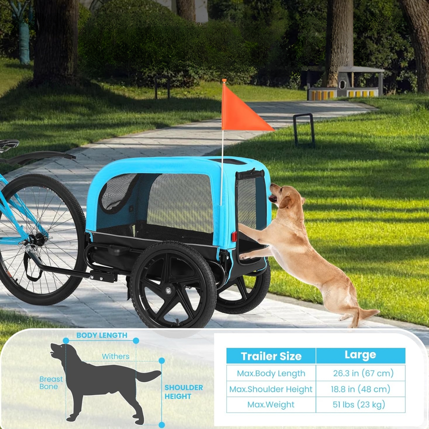 Smart husdjursvagn cykel 20303N - Remorque pour animaux - Wheelyshop