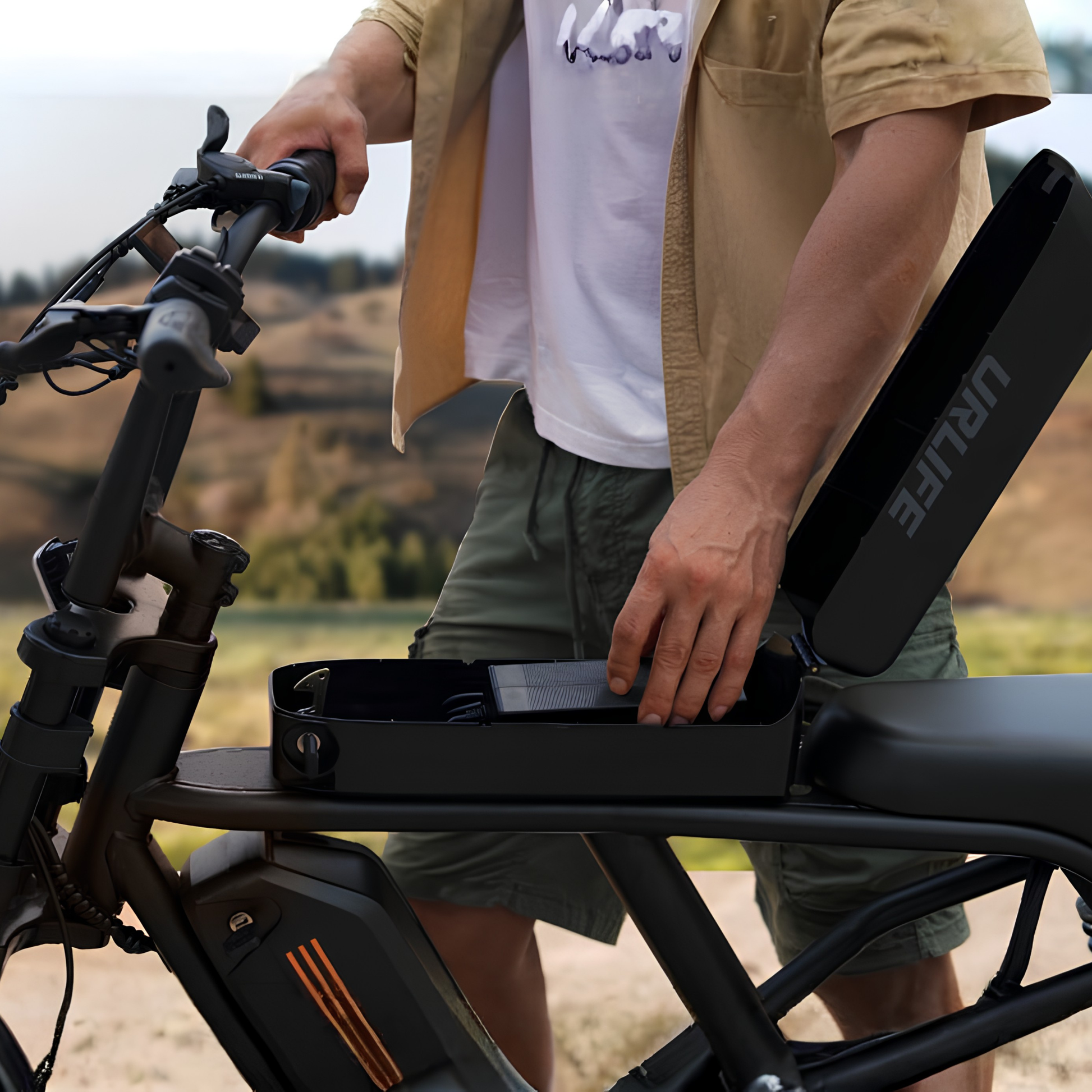 Vélo électrique URLIFE T2 avec double suspension avant et arrière – Wheelyshop