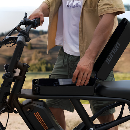 Vélo électrique URLIFE T2 avec double suspension avant et arrière – Wheelyshop